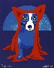 Hiding From the Moon 1995 Limited Edition Print by Blue Dog George Rodrigue - 0 Hiding From the Moon 1995 Limited Edition Print by Blue Dog George Rodrigue - 0