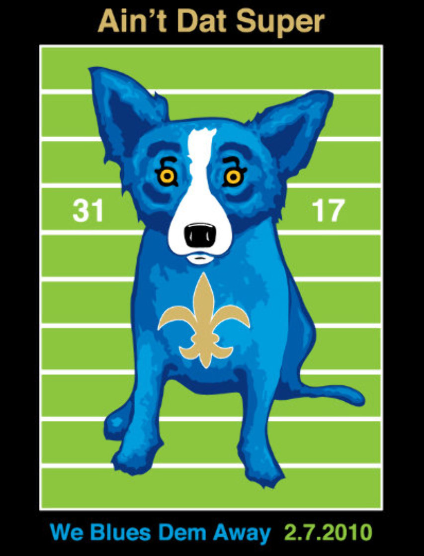 We Blues Them Away 2010 HS Limited Edition Print by Blue Dog George Rodrigue