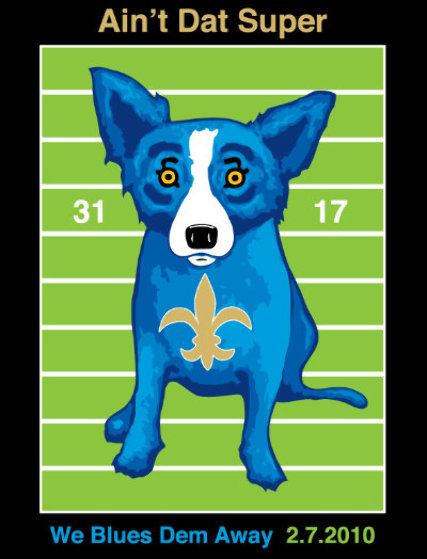 We Blues Them Away 2010 HS Limited Edition Print by Blue Dog George Rodrigue We Blues Them Away 2010 HS Limited Edition Print by Blue Dog George Rodrigue