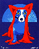Hiding From the Moon 1995 Limited Edition Print by Blue Dog George Rodrigue - 0 Hiding From the Moon 1995 Limited Edition Print by Blue Dog George Rodrigue - 0