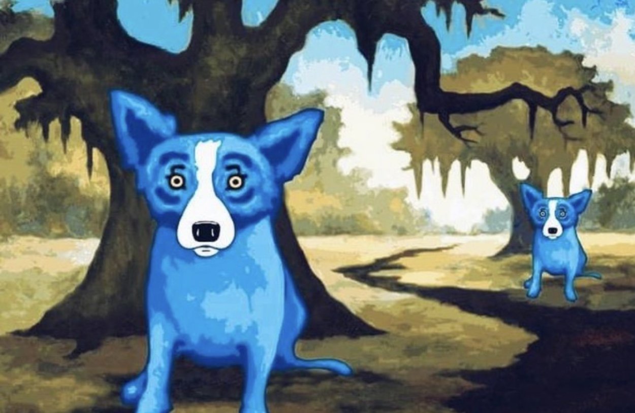 She Lives Across the Bayou 2010 Limited Edition Print by Blue Dog George Rodrigue
