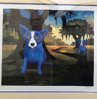 She Lives Across the Bayou 2010 Limited Edition Print by Blue Dog George Rodrigue - 2