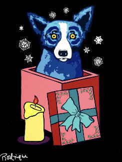 Midnight Surprise 2000 Limited Edition Print - Blue Dog George Rodrigue