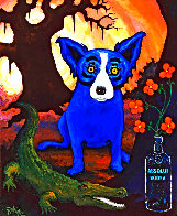 Absolute Vodka 1991 Limited Edition Print by Blue Dog George Rodrigue - 0