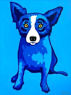 Blue Skies Shining on Me Limited Edition Print - Blue Dog George Rodrigue Blue Skies Shining on Me Limited Edition Print - Blue Dog George Rodrigue