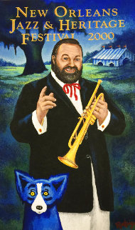 Al Hirt 2000 Poster Limited Edition Print - Blue Dog George Rodrigue Al Hirt 2000 Poster Limited Edition Print - Blue Dog George Rodrigue