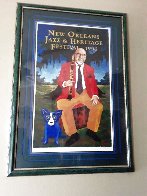 Pete Fountain Poster 1996 Limited Edition Print by Blue Dog George Rodrigue - 1 Pete Fountain Poster 1996 Limited Edition Print by Blue Dog George Rodrigue - 1
