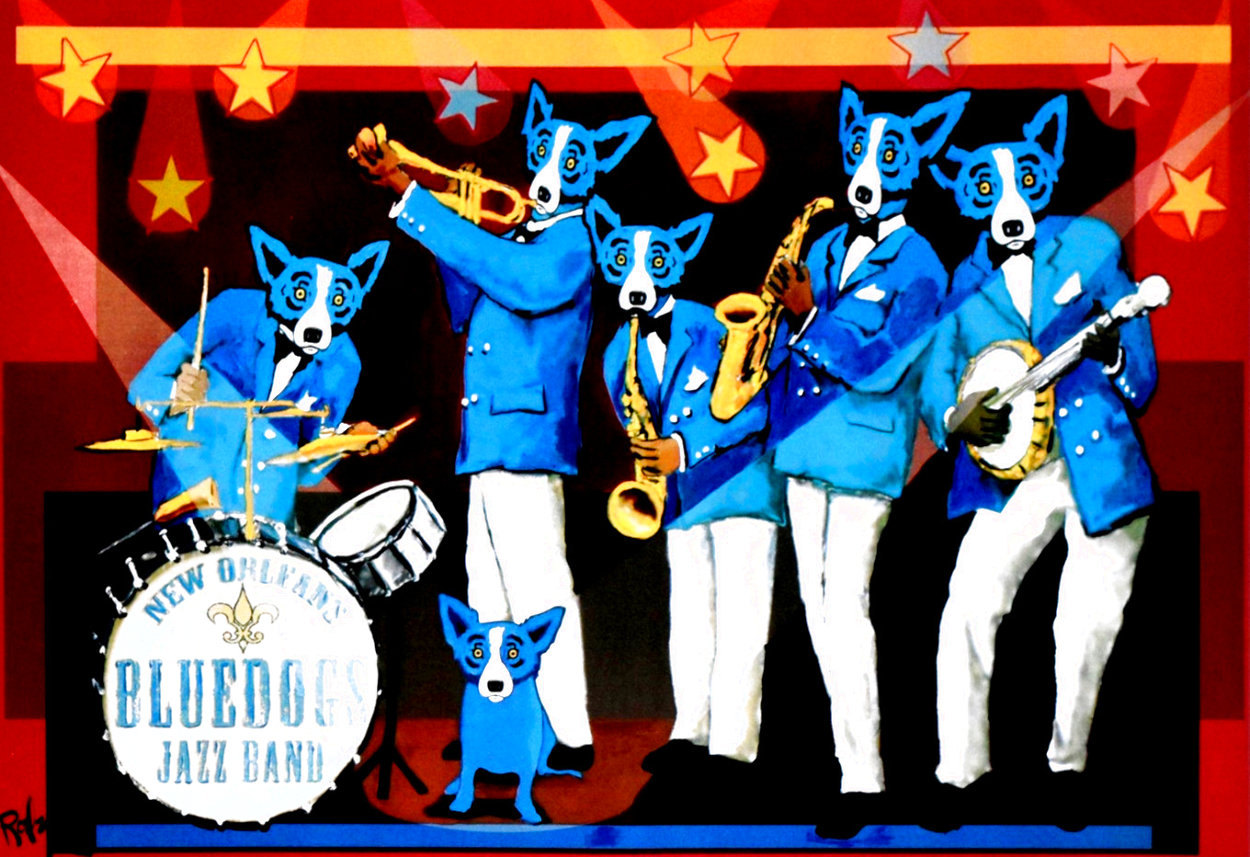 Can’t Drown the Blues HS Limited Edition Print by Blue Dog George Rodrigue Can’t Drown the Blues HS Limited Edition Print by Blue Dog George Rodrigue