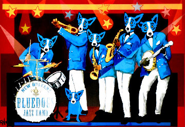 Can’t Drown the Blues HS Limited Edition Print - Blue Dog George Rodrigue