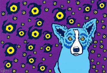 I See You, You See Me 1993 Limited Edition Print - Blue Dog George Rodrigue I See You, You See Me 1993 Limited Edition Print - Blue Dog George Rodrigue