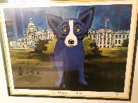 Washington Blue Dog 1992 Limited Edition Print by Blue Dog George Rodrigue - 1