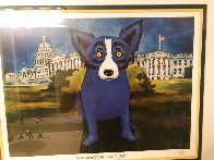 Washington Blue Dog 1992 Limited Edition Print by Blue Dog George Rodrigue - 2
