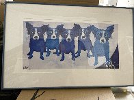 Home on the Moon 1992 Limited Edition Print by Blue Dog George Rodrigue - 1