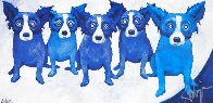 Home on the Moon 1992 Limited Edition Print by Blue Dog George Rodrigue - 0