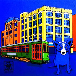 Louisiana Blue Dog 2003 Limited Edition Print - Blue Dog George Rodrigue
