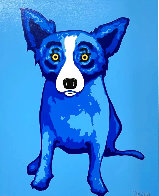 Blue Skies Shining on Me 2005 Limited Edition Print by Blue Dog George Rodrigue - 0