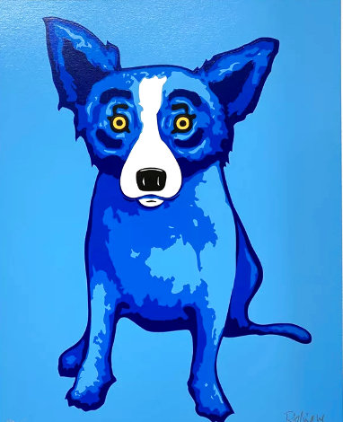 Blue Skies Shining on Me 2005 Limited Edition Print - Blue Dog George Rodrigue