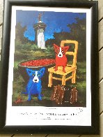 Boiling My Blues Away 1998 Poster HS Other by Blue Dog George Rodrigue - 1