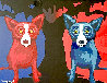 Be My Valentine 2001 Limited Edition Print by Blue Dog George Rodrigue - 2