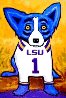 Number 1 Tiger Fan 2011 - Louisiana Limited Edition Print by Blue Dog George Rodrigue - 0