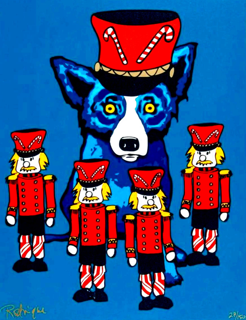 Soldier Boy 2000 Limited Edition Print by Blue Dog George Rodrigue