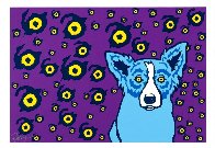 I See You, You See Me AP 1993 Limited Edition Print by Blue Dog George Rodrigue - 1