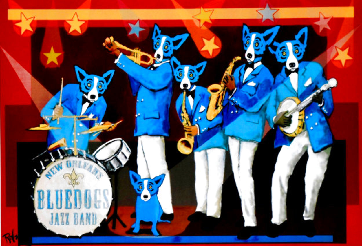 You Can’t Drown the Blues AP 2006 Limited Edition Print by Blue Dog George Rodrigue