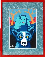 Night Love White - I 1997 Limited Edition Print by Blue Dog George Rodrigue - 1