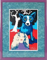 Night Love White - II 1997 Limited Edition Print by Blue Dog George Rodrigue - 1