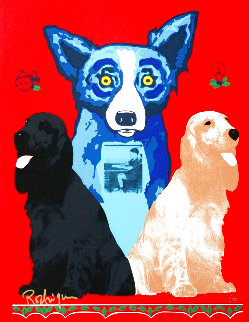 George's Sweet Inspirations 2000 Limited Edition Print - Blue Dog George Rodrigue