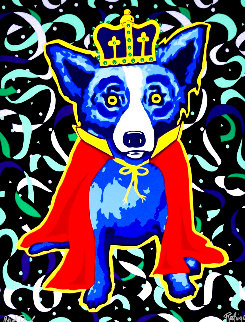 Mardi Gras 96 AP 1999 Limited Edition Print - Blue Dog George Rodrigue