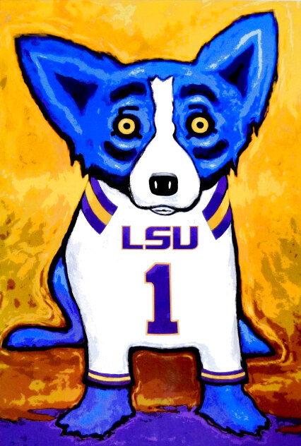 Number One Tiger Fan 2011 - Football Limited Edition Print by Blue Dog George Rodrigue