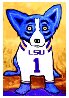 Number One Tiger Fan 2011 - Football Limited Edition Print by Blue Dog George Rodrigue - 1