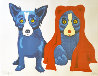 Bear with Me AP 1995 Limited Edition Print by Blue Dog George Rodrigue - 0 Bear with Me AP 1995 Limited Edition Print by Blue Dog George Rodrigue - 0