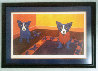 Butterflies Are Free 1996 Limited Edition Print by Blue Dog George Rodrigue - 1 Butterflies Are Free 1996 Limited Edition Print by Blue Dog George Rodrigue - 1