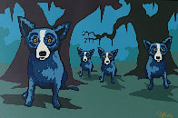 Walkin' to New Orleans 1998 Limited Edition Print by Blue Dog George Rodrigue - 0