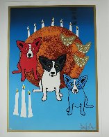 By the Light of the Moon - Split Front 1992 Limited Edition Print by Blue Dog George Rodrigue - 4 By the Light of the Moon - Split Front 1992 Limited Edition Print by Blue Dog George Rodrigue - 4