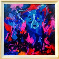 Voodoo Nights 2007 Original Painting by Blue Dog George Rodrigue - 1