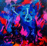 Voodoo Nights 2007 Original Painting by Blue Dog George Rodrigue - 0