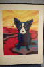 Blue Dog on the River 1998 Limited Edition Print by Blue Dog George Rodrigue - 1