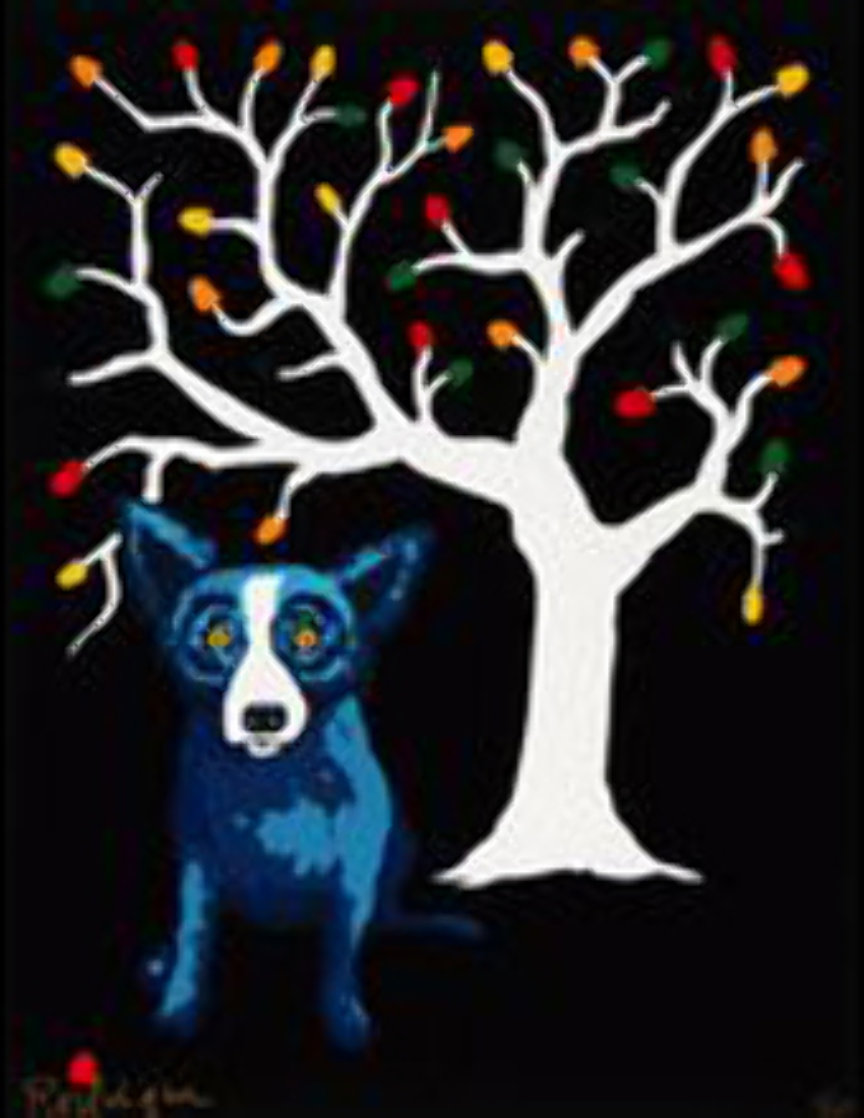 Sweet Pickin's  AP 2000  Limited Edition Print by Blue Dog George Rodrigue