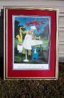 Schaeffer Crawfish And Art Festival  Poster 1999 HS  Limited Edition Print by Blue Dog George Rodrigue - 1