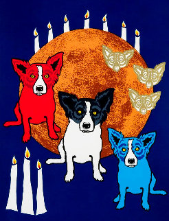 By the Light of the Moon 1992 Limited Edition Print - Blue Dog George Rodrigue By the Light of the Moon 1992 Limited Edition Print - Blue Dog George Rodrigue