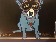 Waiting For Rex AP 1993 Limited Edition Print by Blue Dog George Rodrigue - 1 Waiting For Rex AP 1993 Limited Edition Print by Blue Dog George Rodrigue - 1