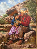 Teddy Bear Conversations 1992 48x36 Original Painting by Alfredo Rodriguez - 1