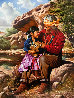 Teddy Bear Conversations 1992 48x36 Original Painting by Alfredo Rodriguez - 0