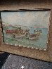 Untitled Seascape 1930 16x22 Original Painting by Scott Rogers - 2