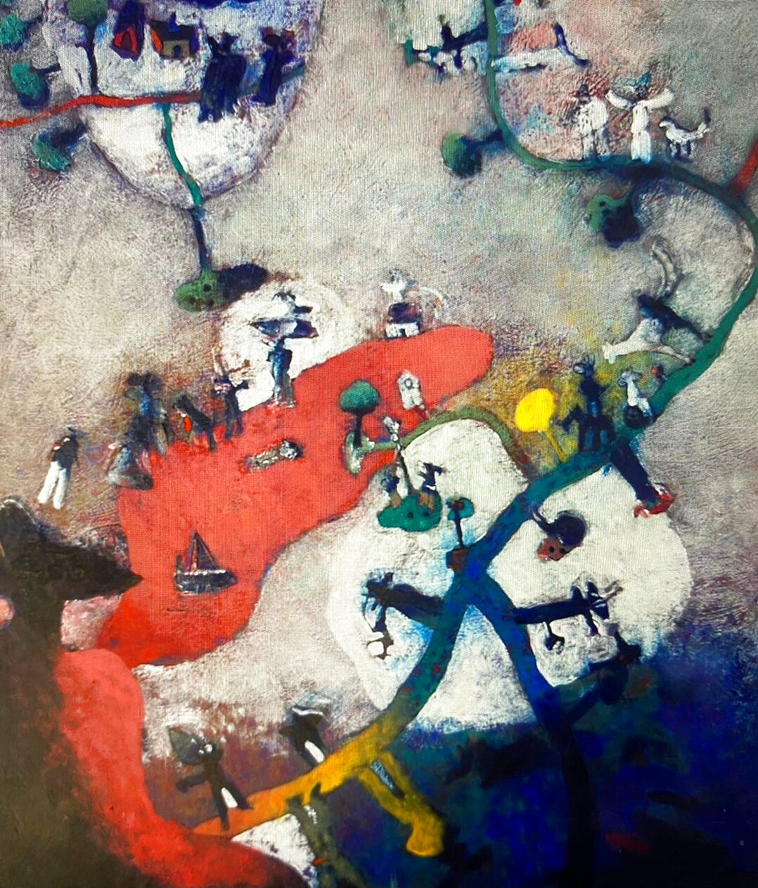 Elmar Rene Rojas , original painting, Temas Infantiles Para Aldeas De ...