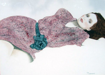 Angela Watercolor 37x47 Watercolor - Christine Rosamond