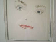 Pamela Watercolor 1991 22x20 Original Painting by Christine Rosamond - 1 Pamela Watercolor 1991 22x20 Original Painting by Christine Rosamond - 1